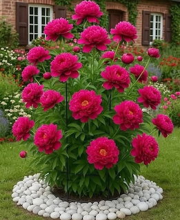 Magenta Garden Flowers