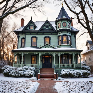 Victorian Winter Mansion