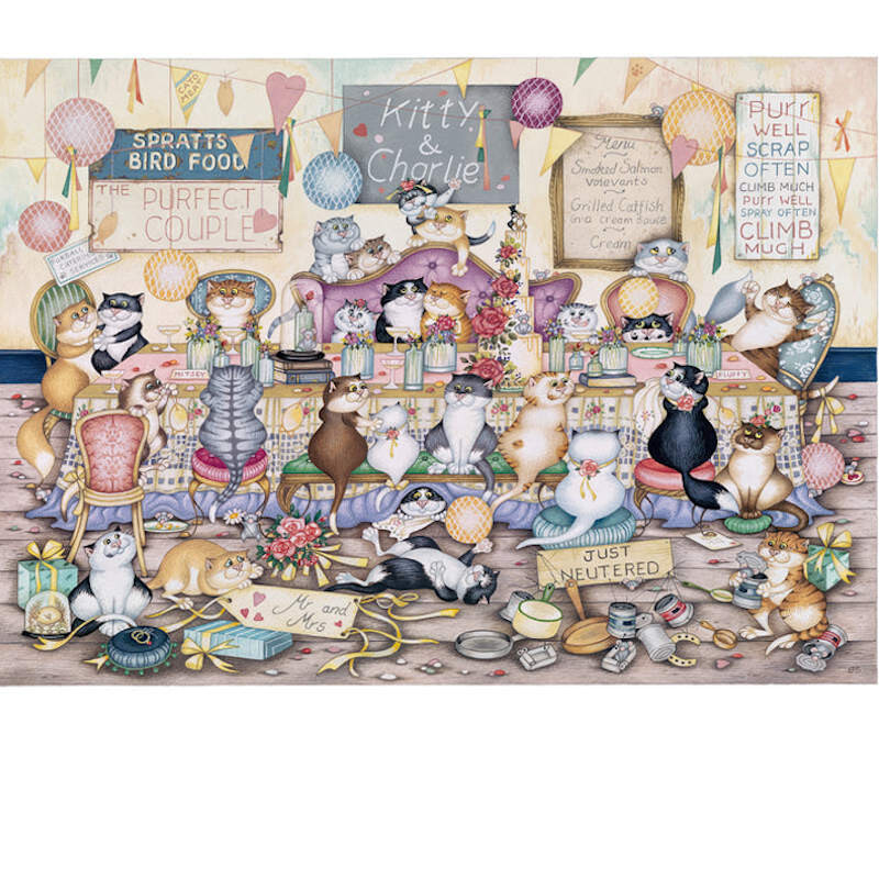 Cat Parlor Illustration
