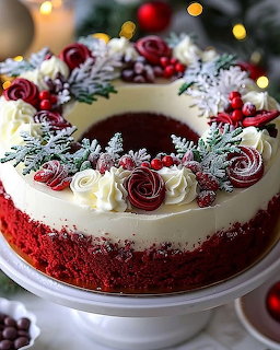 Christmas Wreath Cake