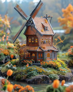 Miniature Windmill House