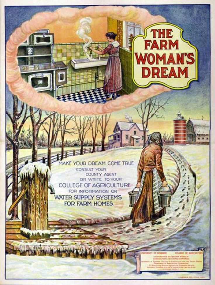 Woman standing on a farm surrounded by animals and countryside fields