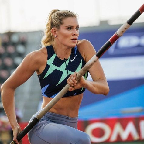 Female Pole Vaulter Athlete
