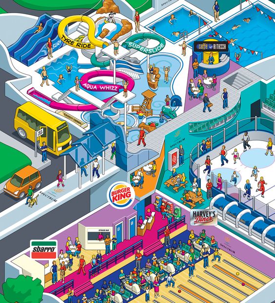 Isometric Sports Recreation Center