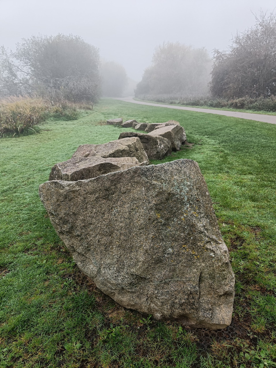 Misty Rock Formation