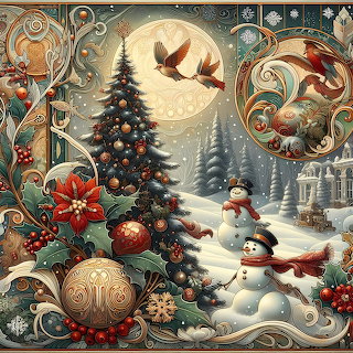 Christmas Winter Scene