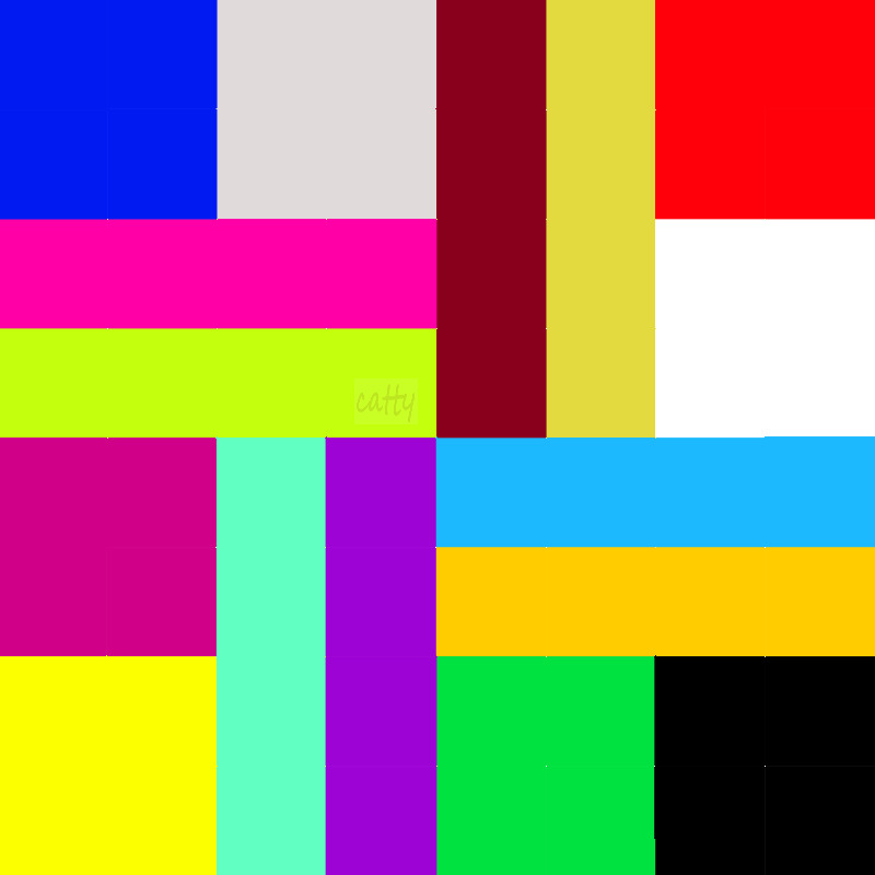 Abstract geometric pattern with vibrant colored rectangular blocks arranged in a grid