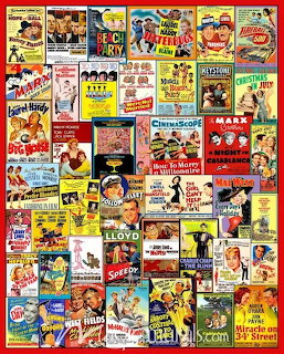 Vintage Movie Posters Collage