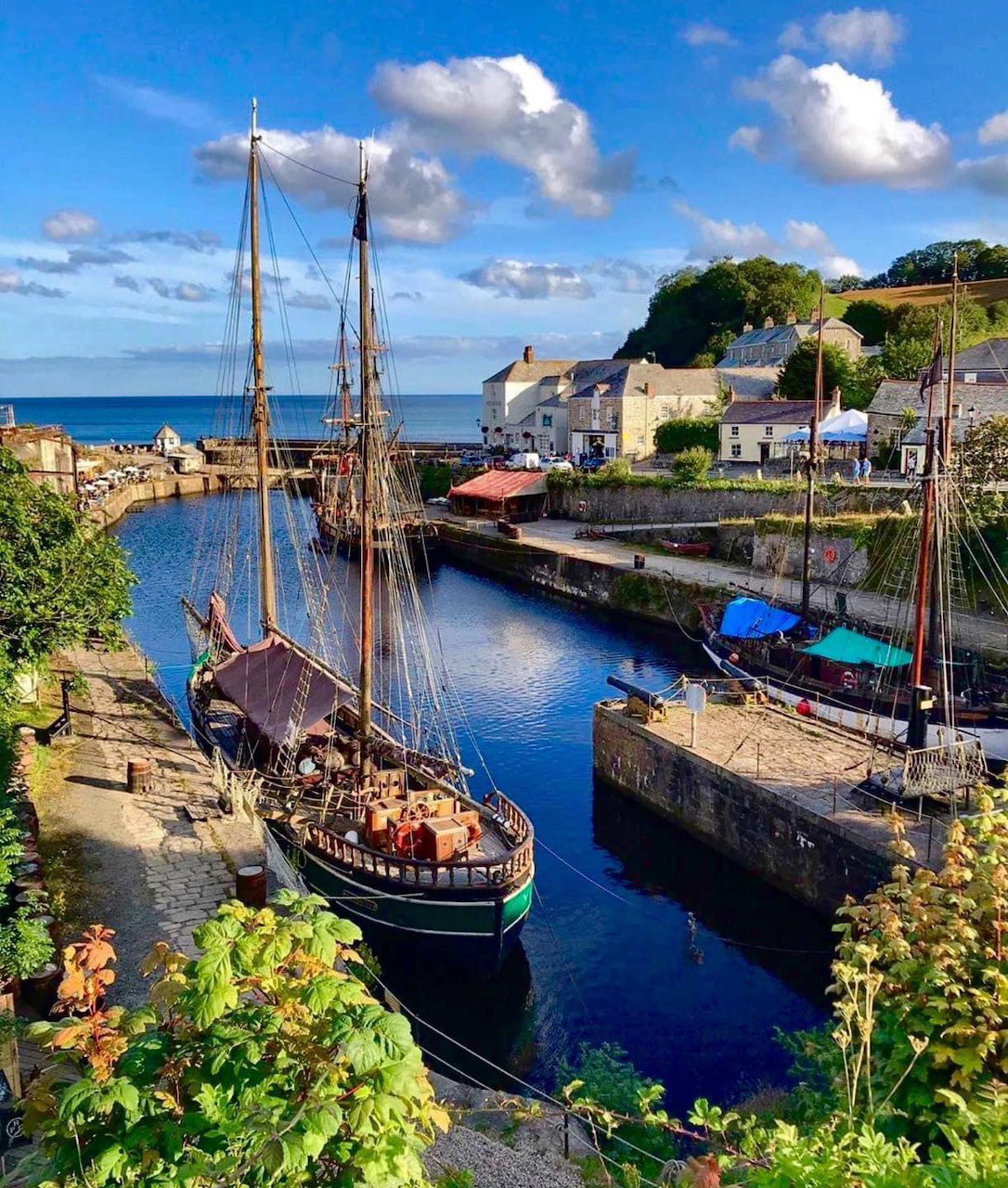 Charlestown Harbour Sailing Ships