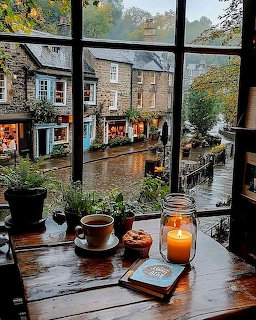 Cozy Window View Village