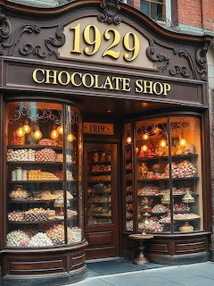 Vintage Chocolate Shop1929
