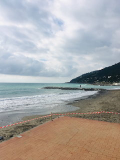 Cloudy Coastal Beach