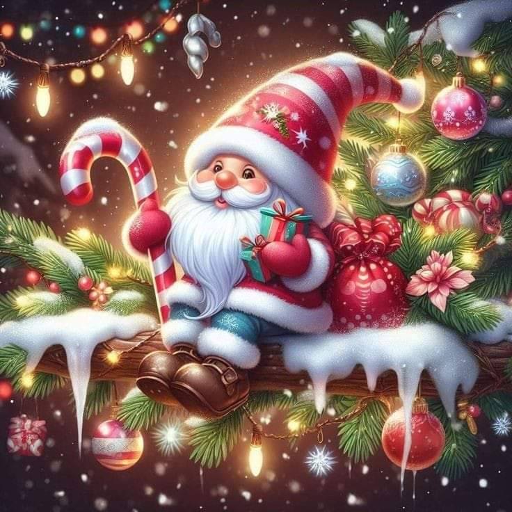 Christmas Gnome Scene