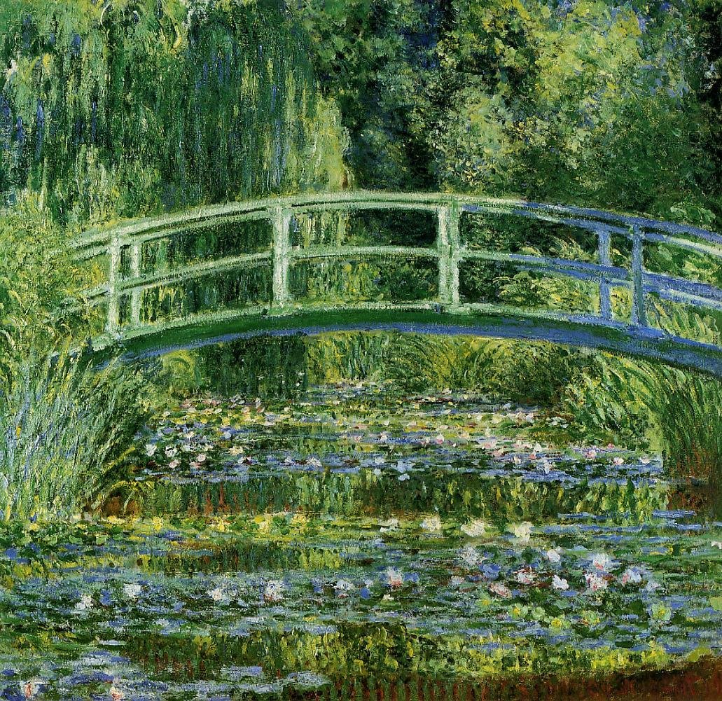 Monet Water Lilies Japanese Bridge