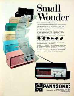 Panasonic Vintage Table Radios Ad
