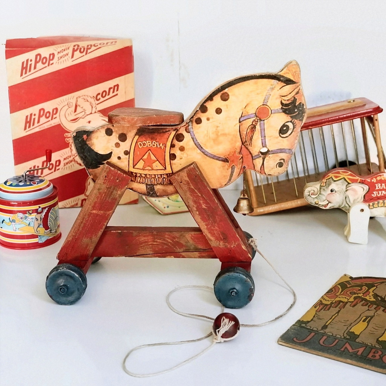 Vintage Wooden Toy Collection