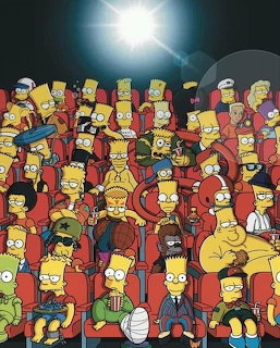 Simpsons Movie Theater Crowd