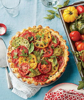 Tomato Cheddar Bacon Pie