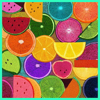 Colorful Citrus Fruit Slices