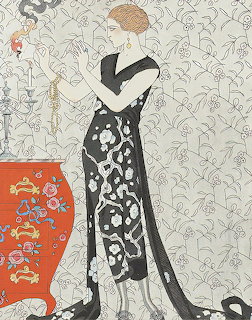 Art Deco Woman Portrait