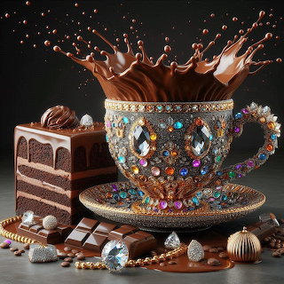 Jeweled Coffee Cup