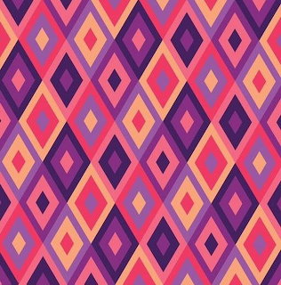 Colorful Rhombuses Pattern