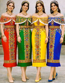 Women in Traditional Dresses