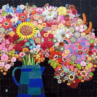 Colorful Flower Bouquet Art