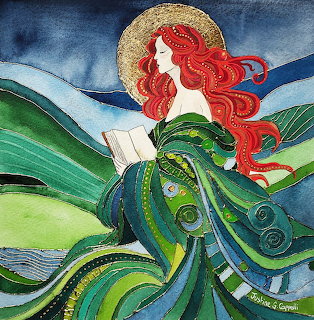 Art Nouveau Woman Poster