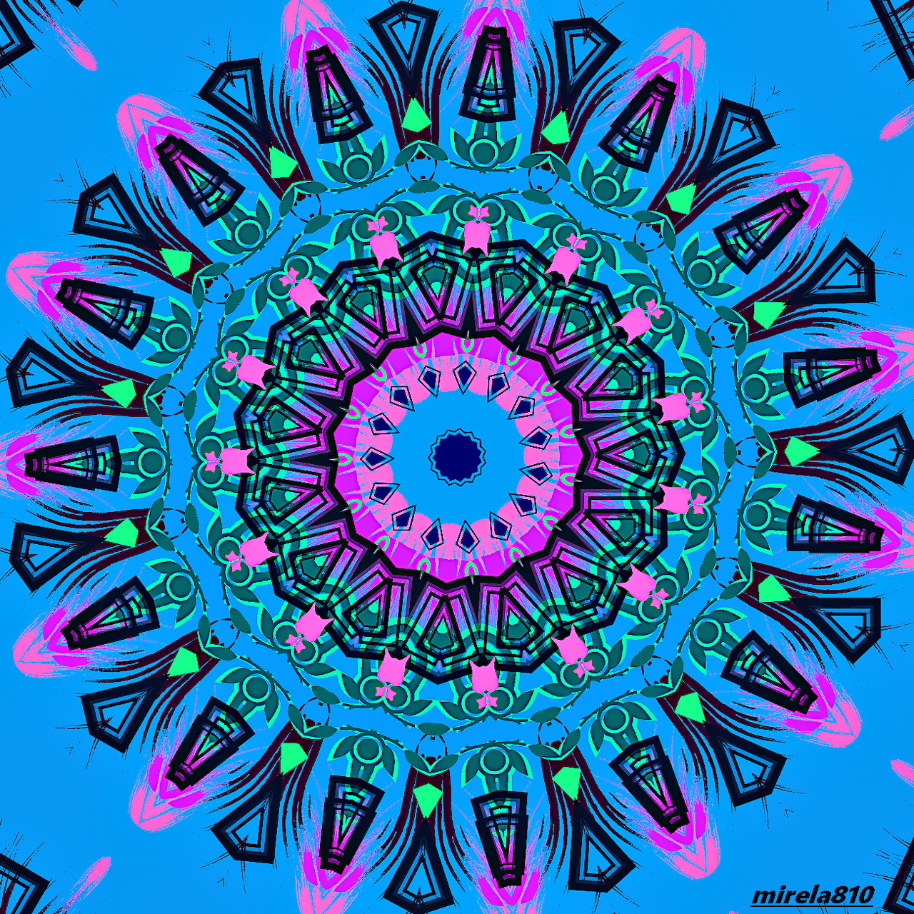 Vibrant Mandala Art