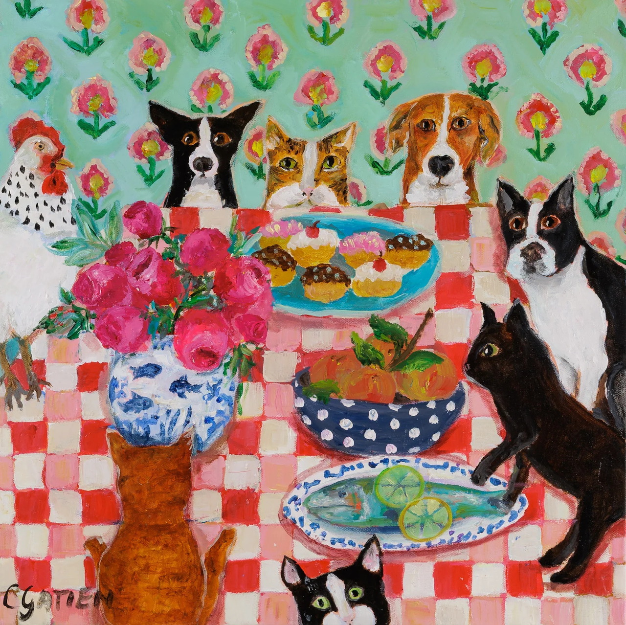 Dogs Cats Donuts Party