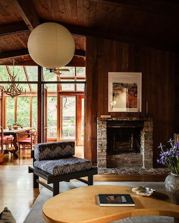 Cozy Wooden Living Room