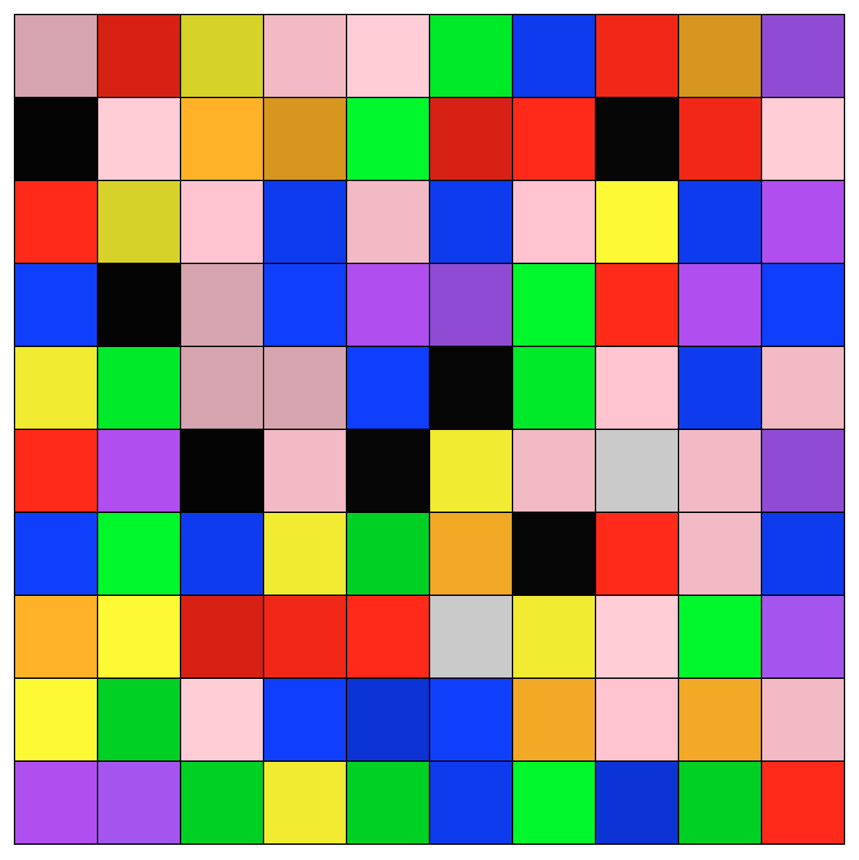 Color Block Grid