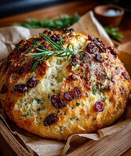 Artisan Herb Bread Loaf