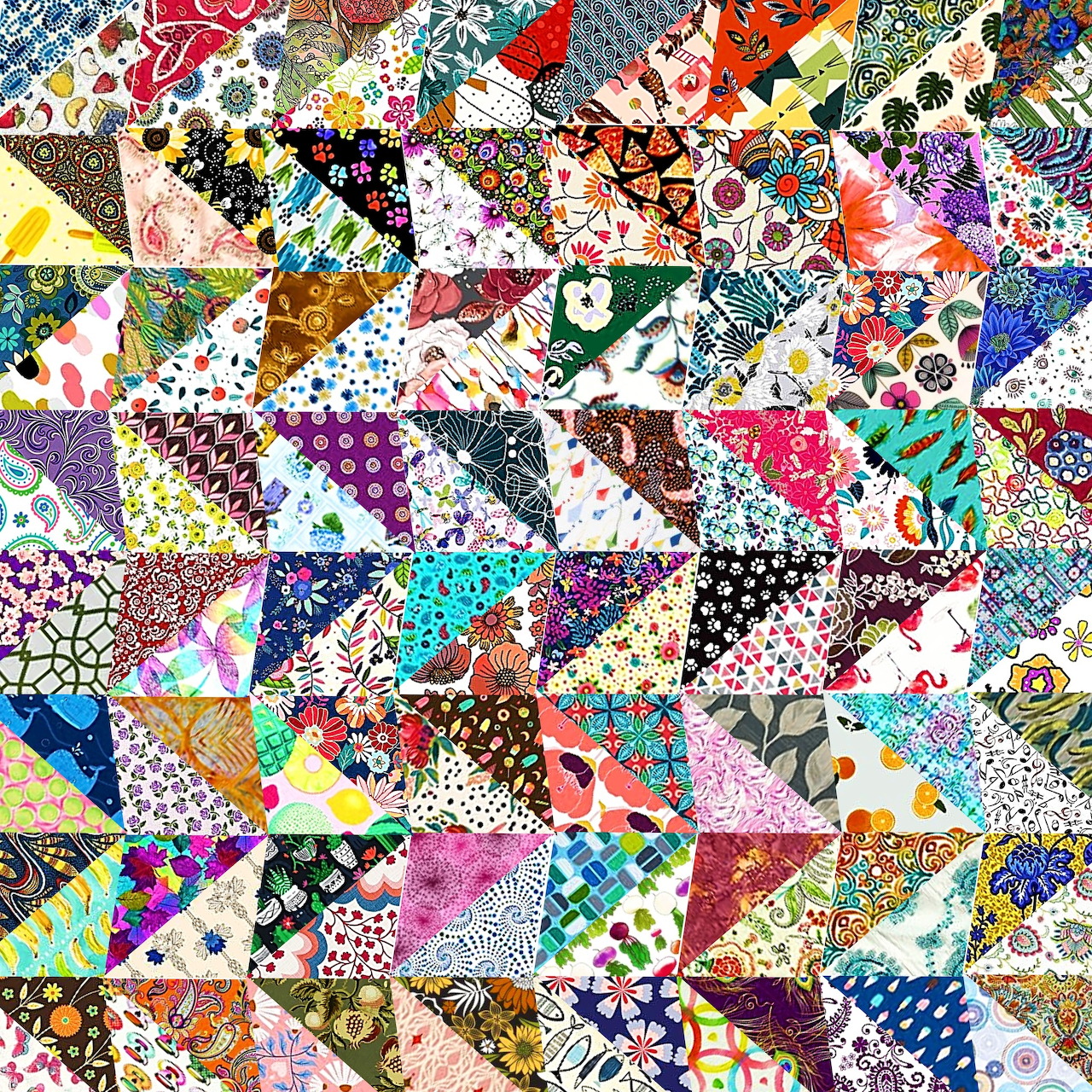 Vibrant Patchwork Quilt