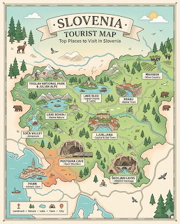 Slovenia Tourist Map