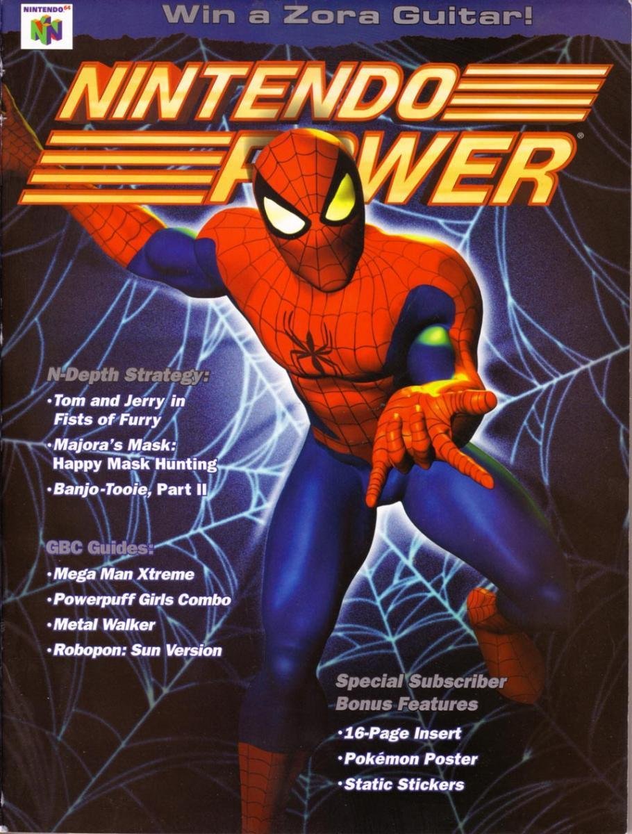 Spider-Man Nintendo Power Cover