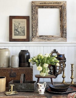 Rustic Still Life Tulips