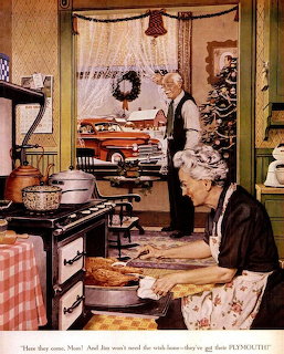 1947 Plymouth Christmas Ad