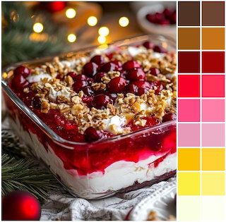 Cranberry Dessert Layered Trifle