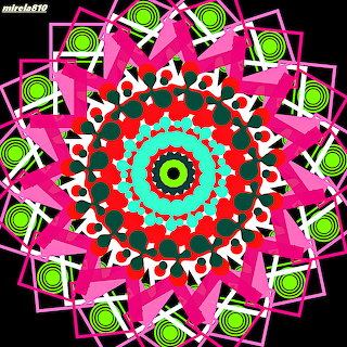 Vibrant Geometric Mandala