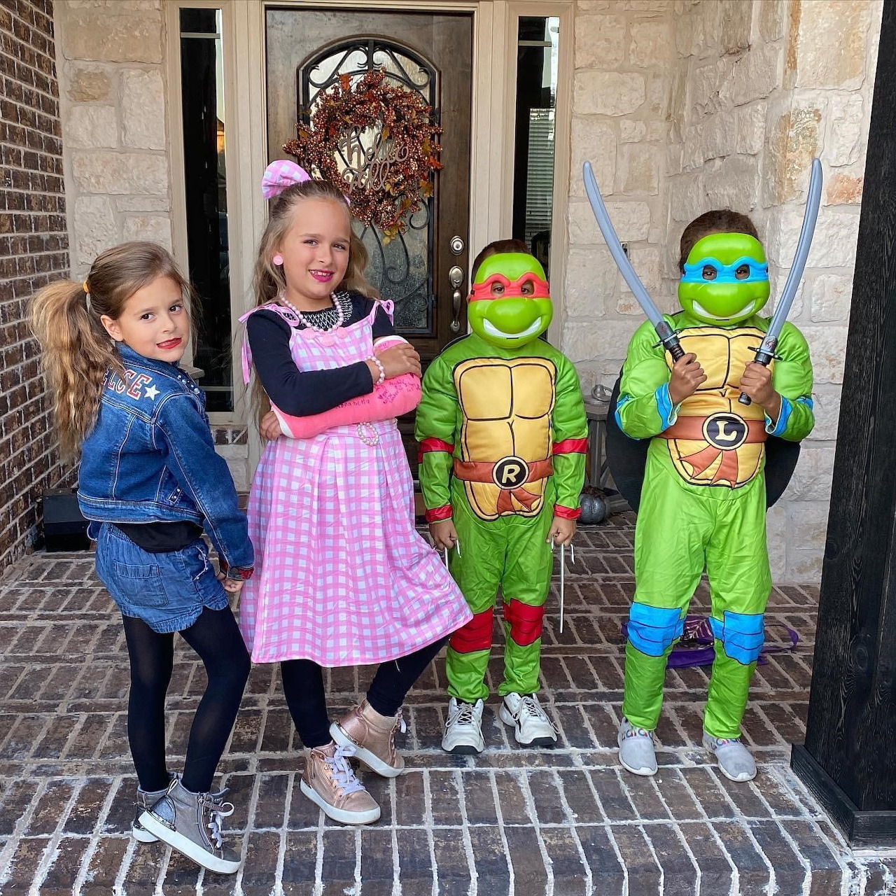 Kids in Halloween Costumes