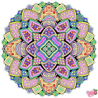 Colorful Geometric Mandala