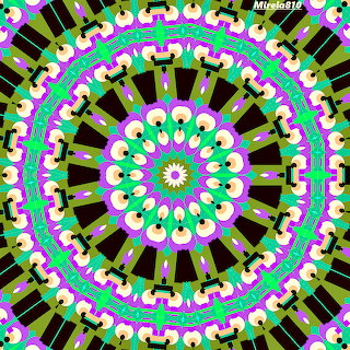Vibrant Geometric Mandala