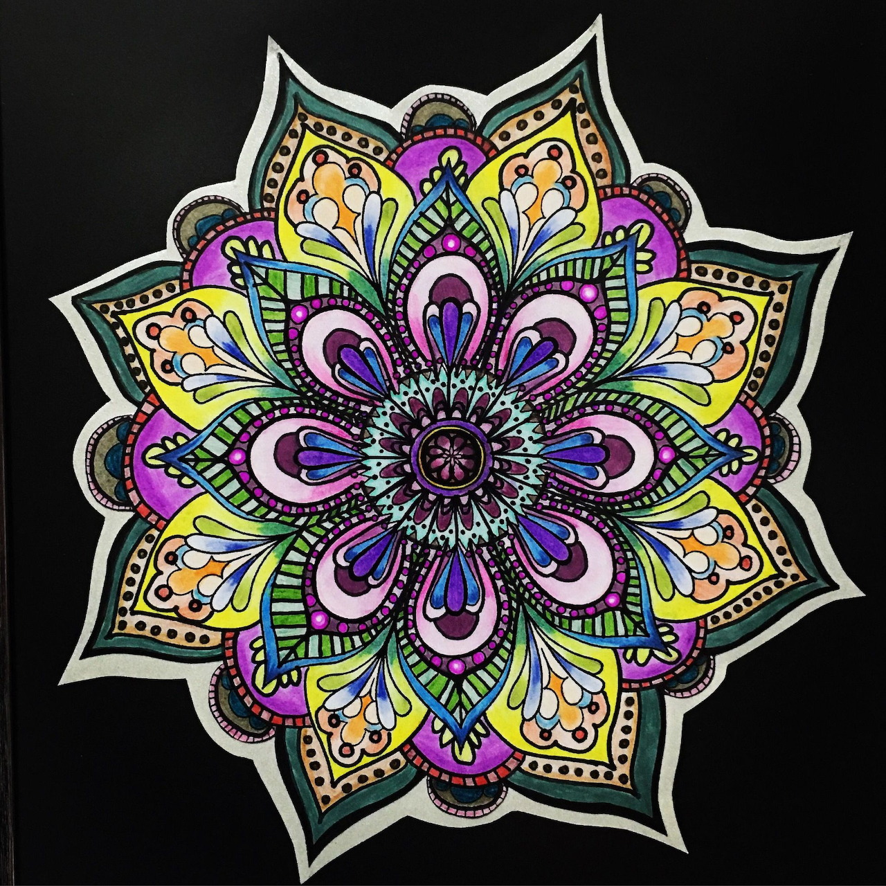 Intricate Floral Mandala Design