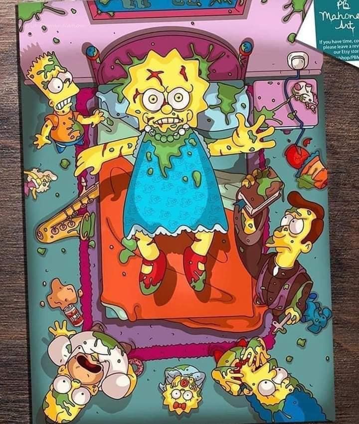 Lisa Simpson Exorcist Parody