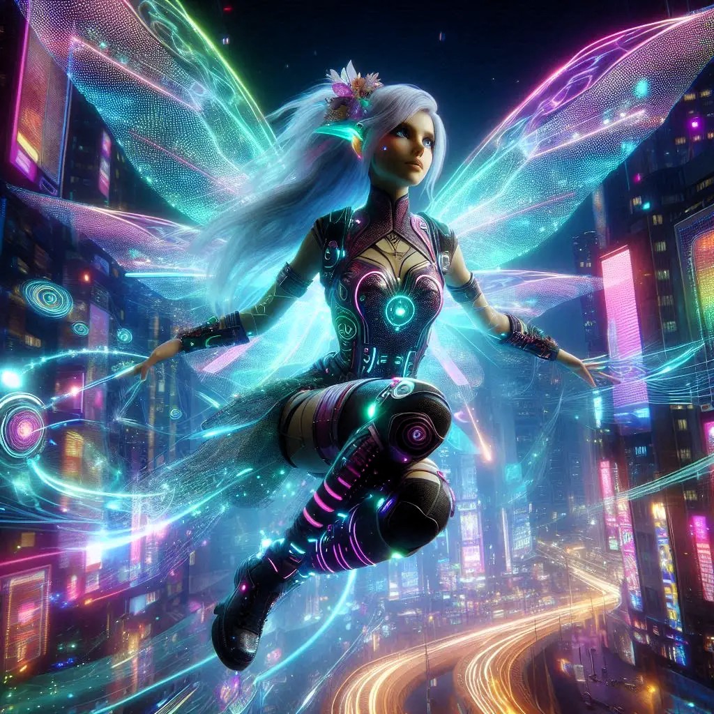 Cyberpunk Fairy