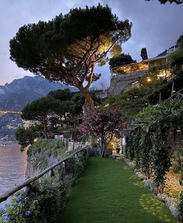 Italian Coastal Evening Garden
