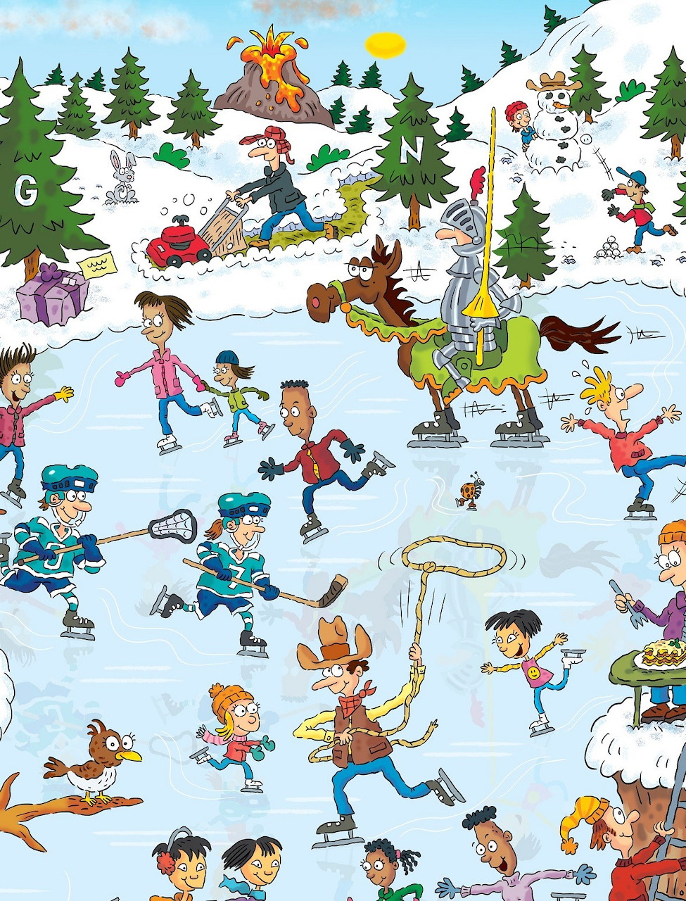 Outdoor Ice Skating Rink