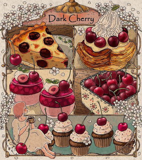 Cherry Dessert Illustration